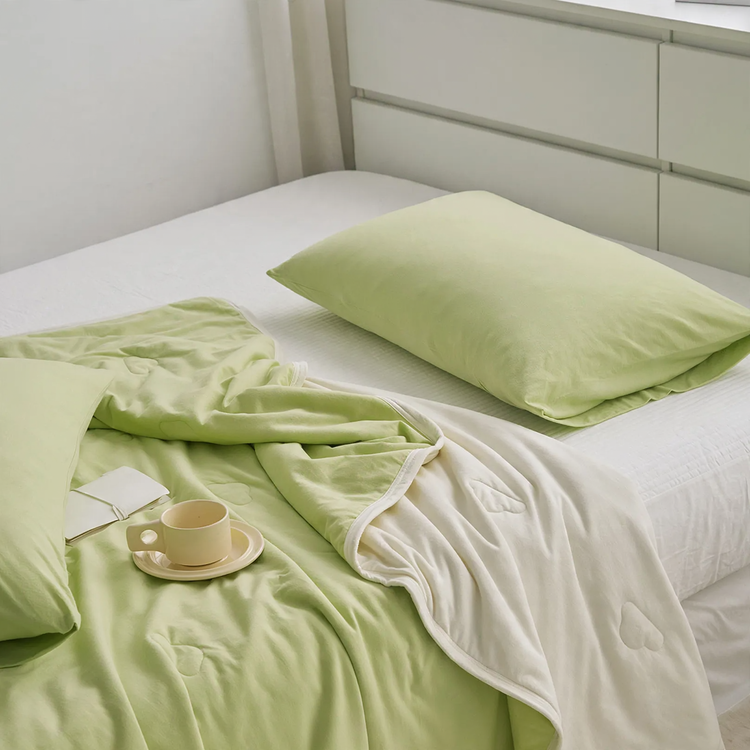 Sommerdecke aus Strickbaumwolle, maschinenwaschbar