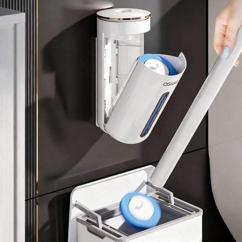 Toilettenbürste mit austauschbaren Köpfen
