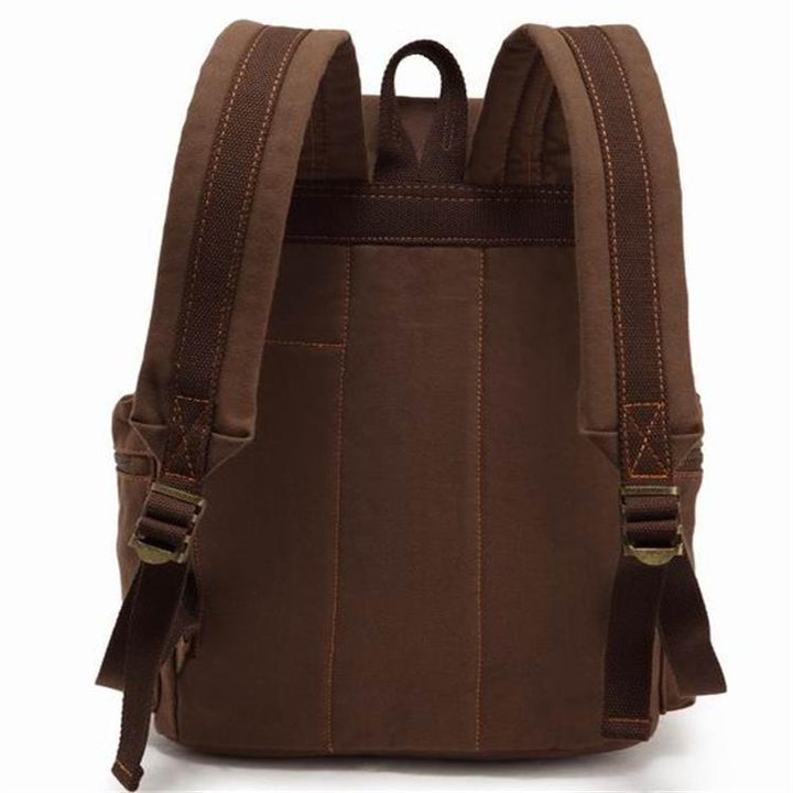 Leinen-Rucksack, 36–55 L, 15,6 Zoll, im Vintage-Stil
