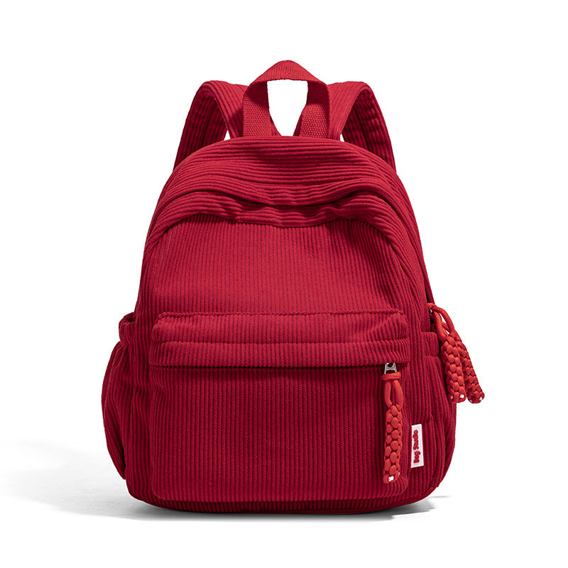 Cord-Rucksack, klein, Damen, strapazierfähig