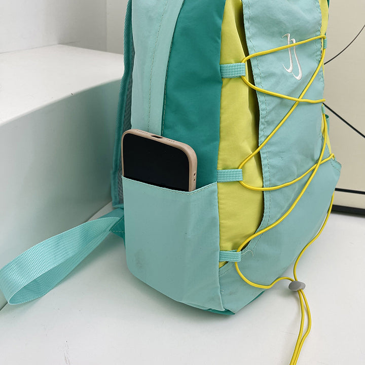 Nylon-Rucksack, 20–35 L, mit Buchstabenmuster