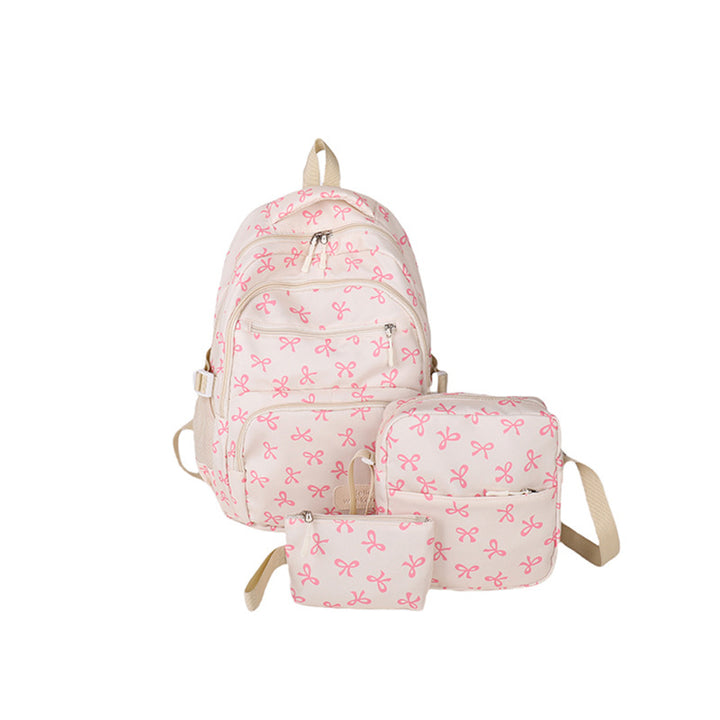 Damen-Rucksack-Set, 3-teilig, Nylon, große Kapazität