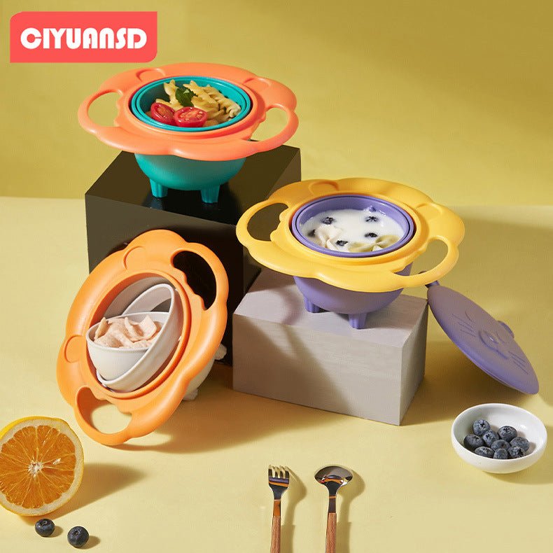 Drehbare Kinderschüssel, 19 cm, PP, rutschsicher