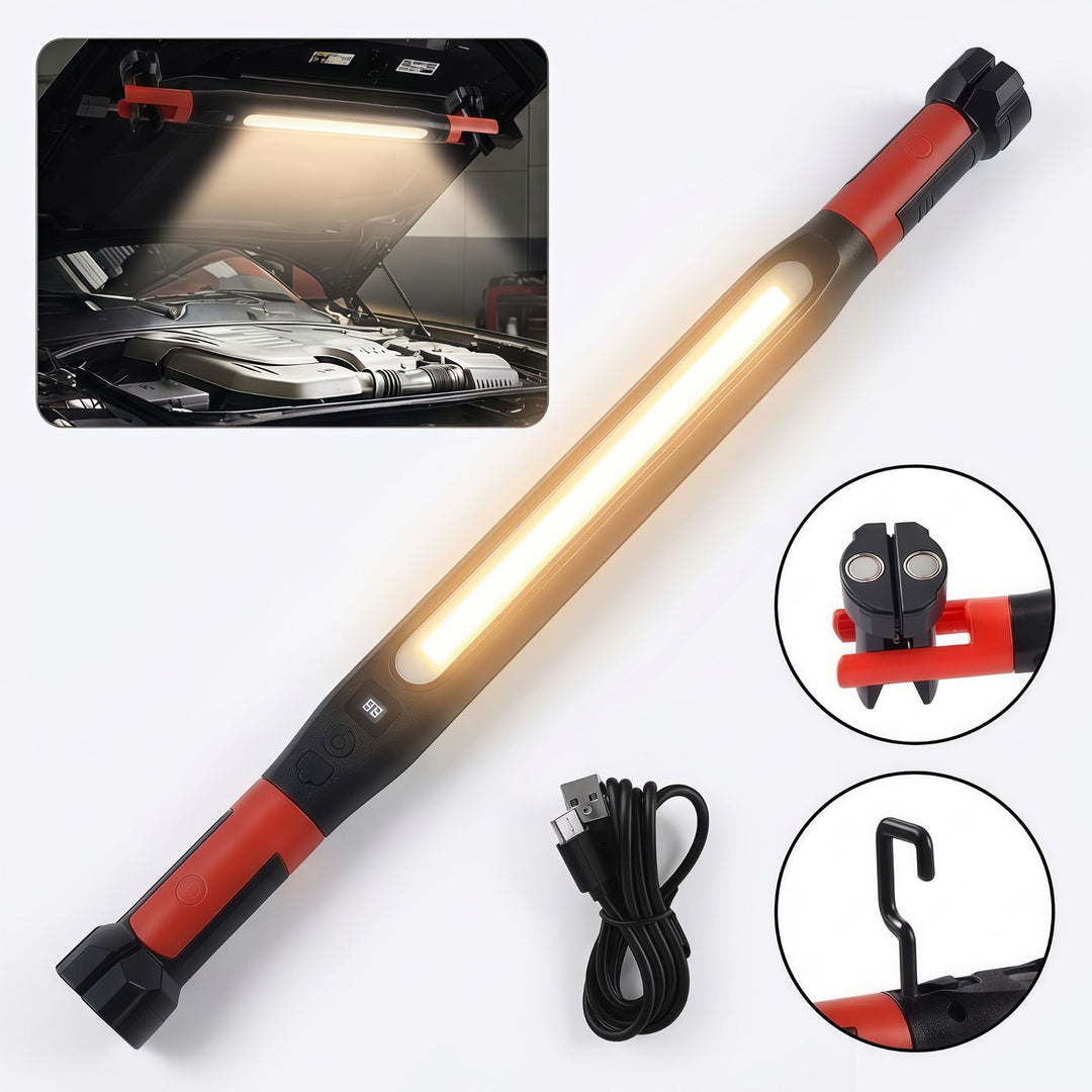Magnetische LED-Inspektionsleuchte, 2000 mAh, aufladbar