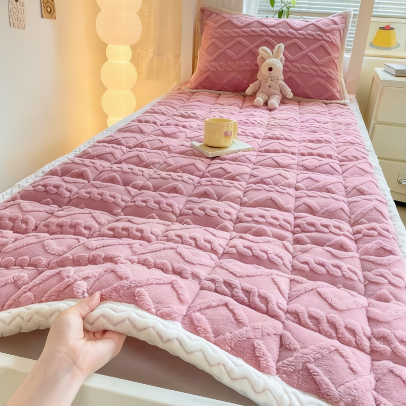 Fleece-Bettauflage, warm und weich