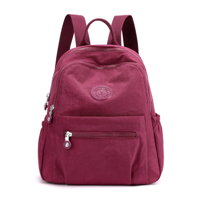 Damenrucksack, Nylon, große Kapazität