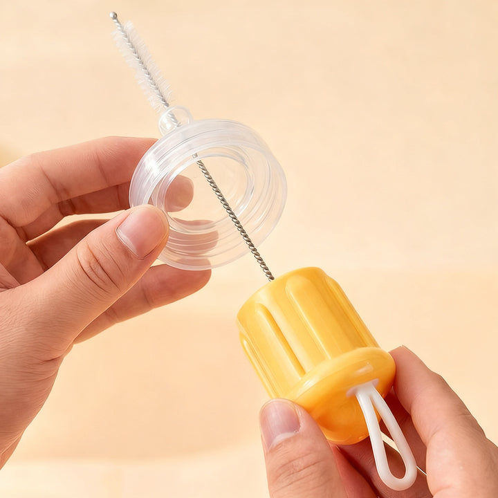 Reinigungsbürste aus Silikon, 3-in-1
