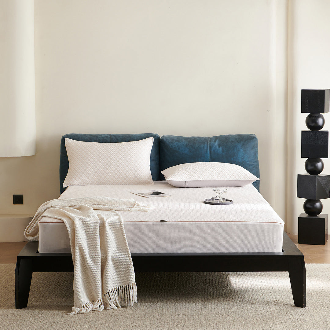 Kühlmatte aus Eismatte und Rattan, 150×200 oder 180×200 cm