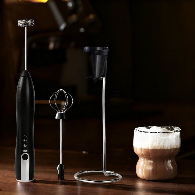 Elektrischer Milchaufschäumer, USB-C, mehrere Funktionen
