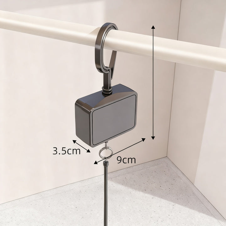 Aluminium-Wäscheständer mit Mehrfach-Klammern