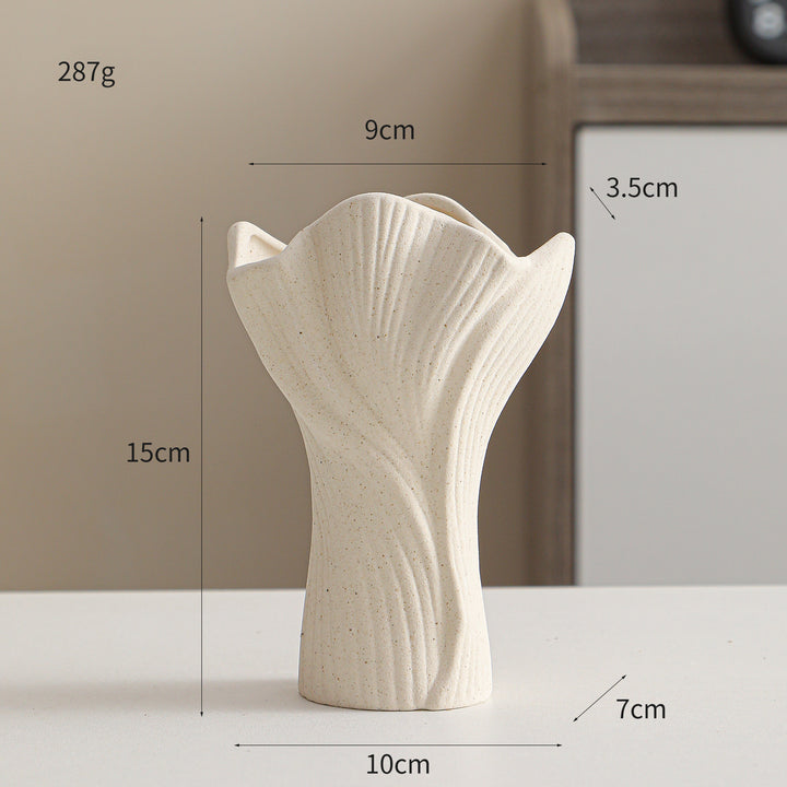 Keramik-Vase Flower, modern