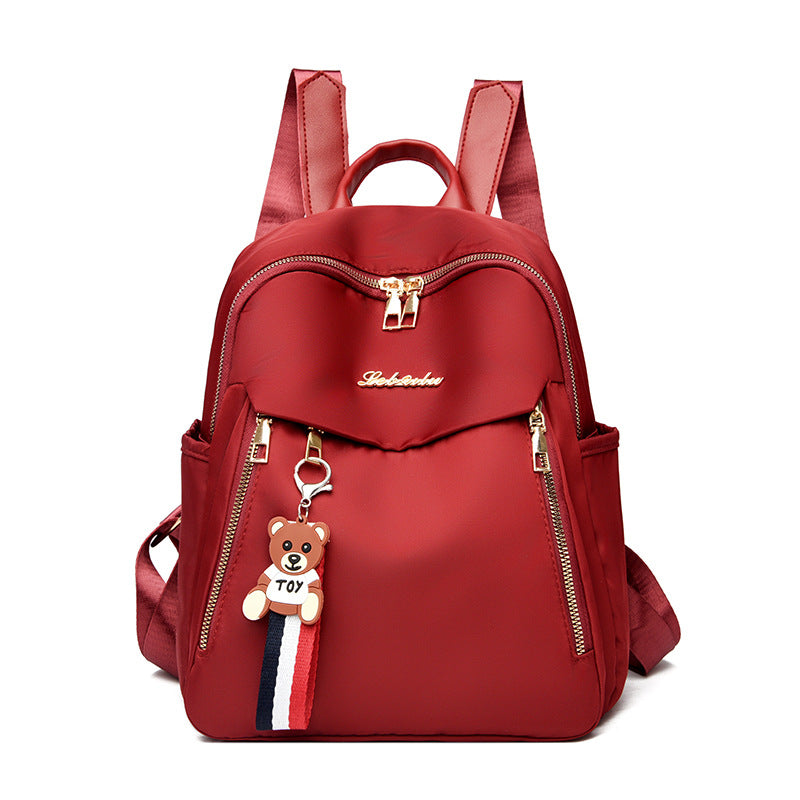 Oxford-Rucksack Damen, 25×12×29 cm, atmungsaktiv