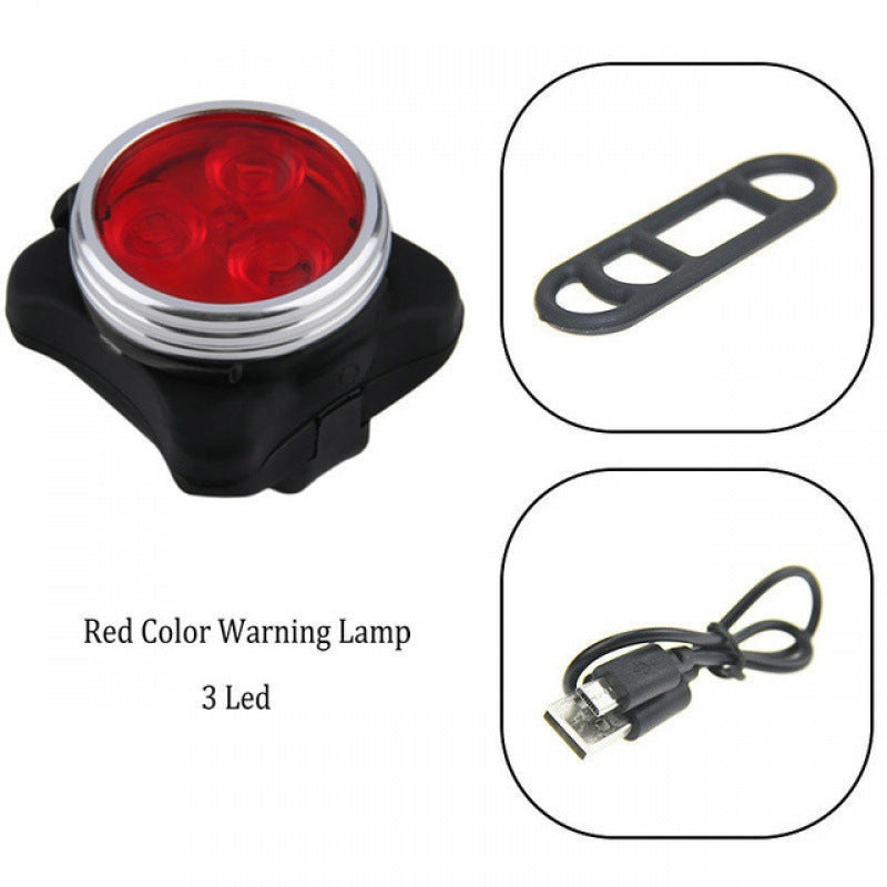 Fahrrad-Lichtset, COB-Rücklicht, USB-aufladbar