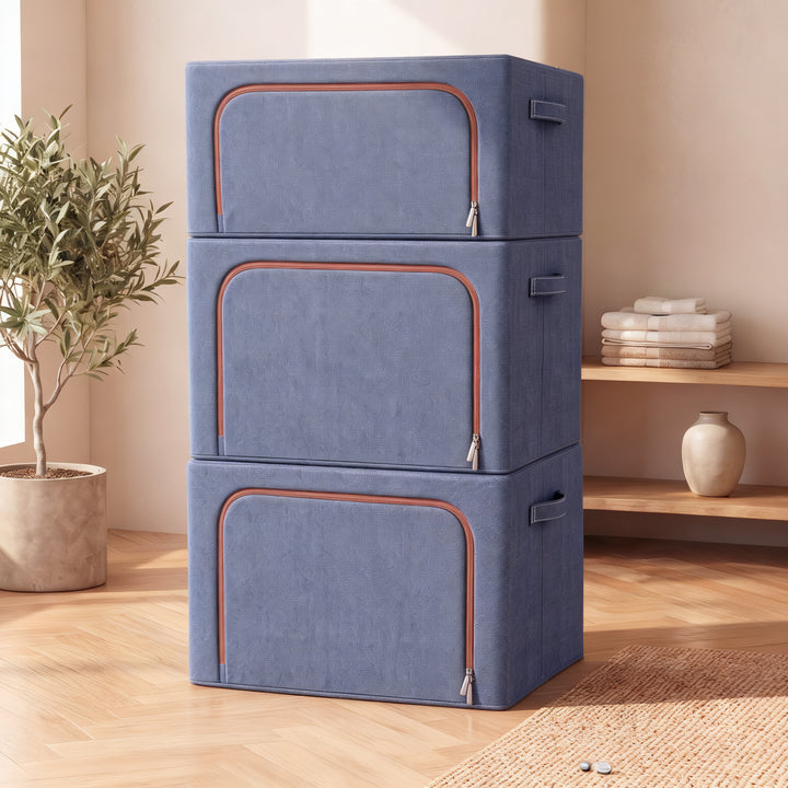 Faltbare Aufbewahrungsbox aus Stoff, 50–60 L
