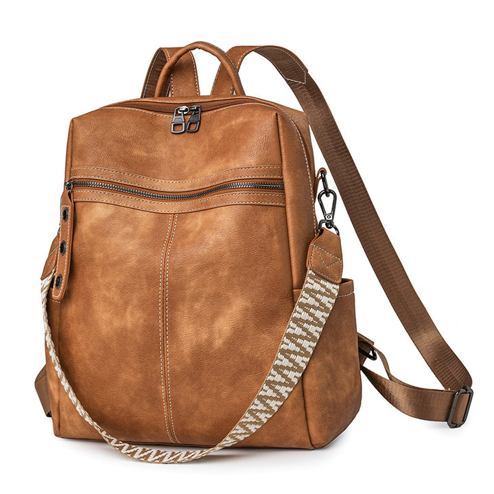 Rucksack aus PU-Material, mehrere Trageweisen