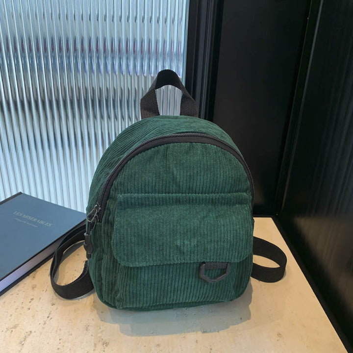 Minirucksack, Cord, robust und diebstahlsicher