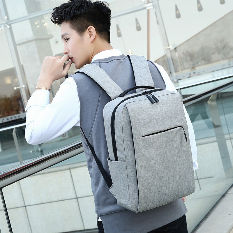 Herren-Laptop-Rucksack, Oxford, 15 Zoll, atmungsaktiv