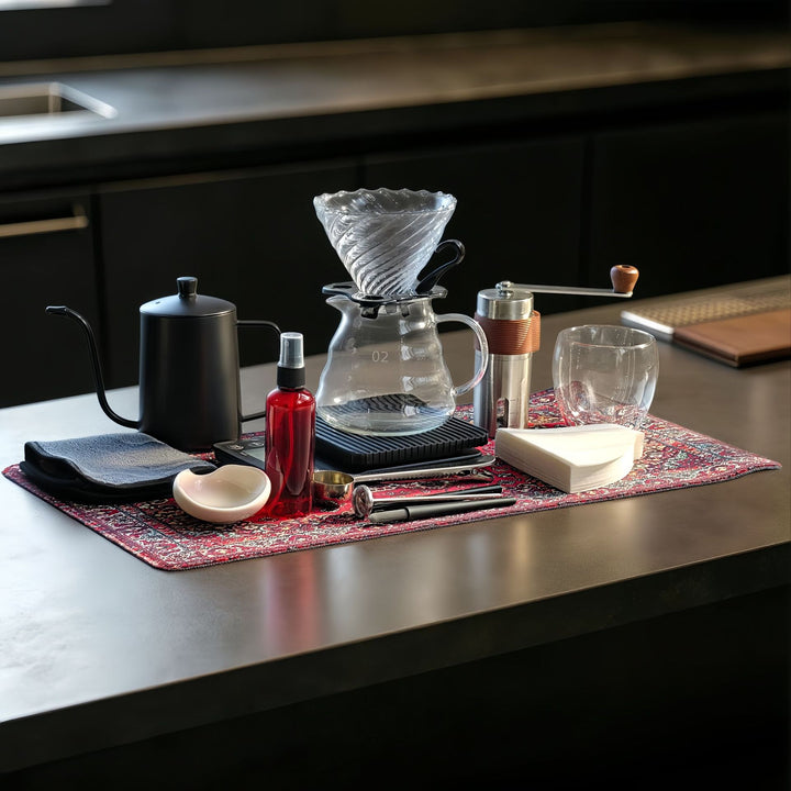 Handaufguss-Kaffee-Geschenkset, 14–15-teilig