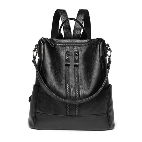 Rucksack aus Kunstleder, Freizeit und Reisen