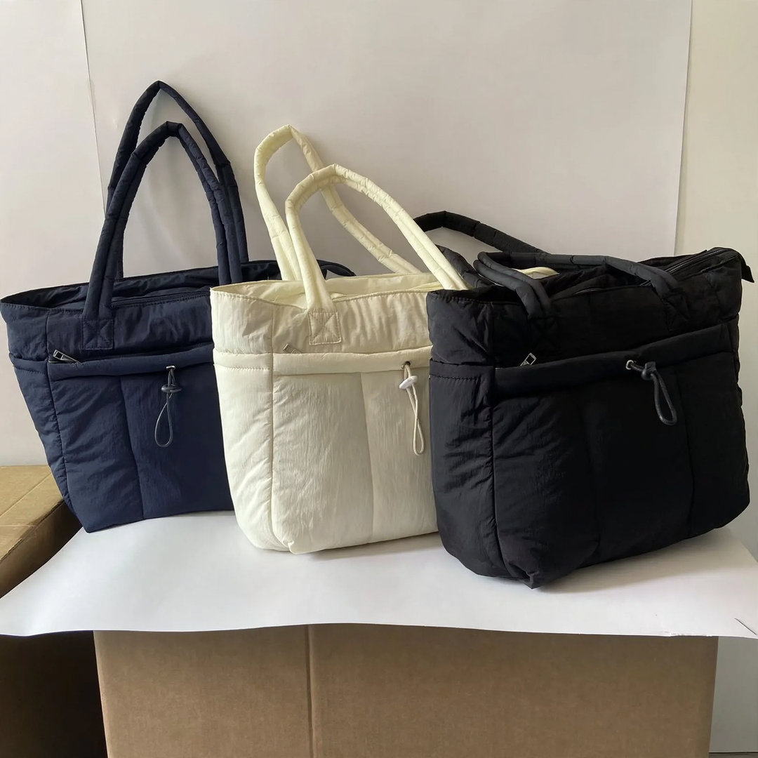 Schultertasche aus Baumwolle, Tote-Stil