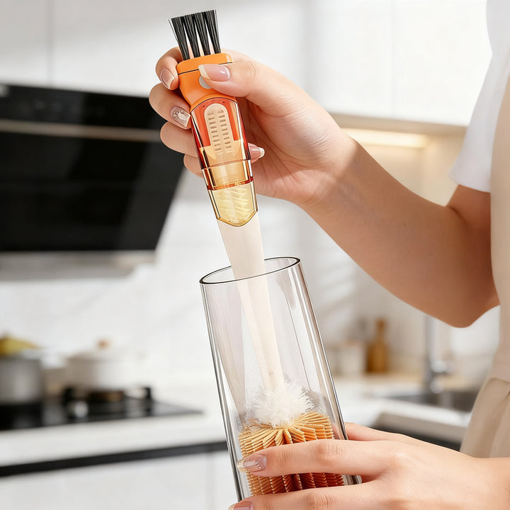 Mehrzweck-Reinigungsbürste für Flaschen und Becher