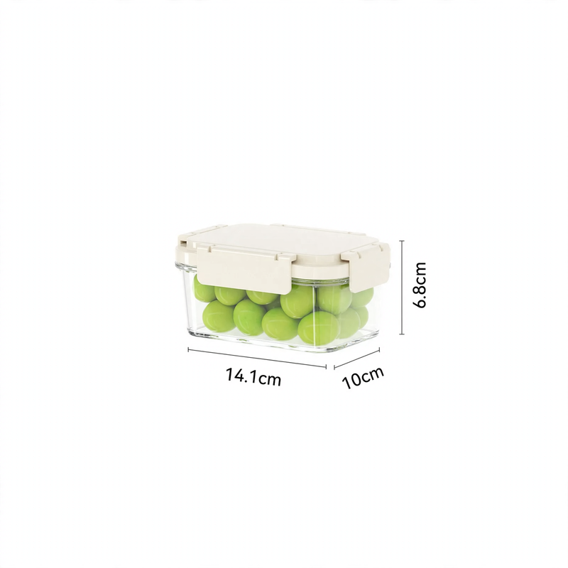 Frischhaltebox mit Kühlelement und Abtropfplatte