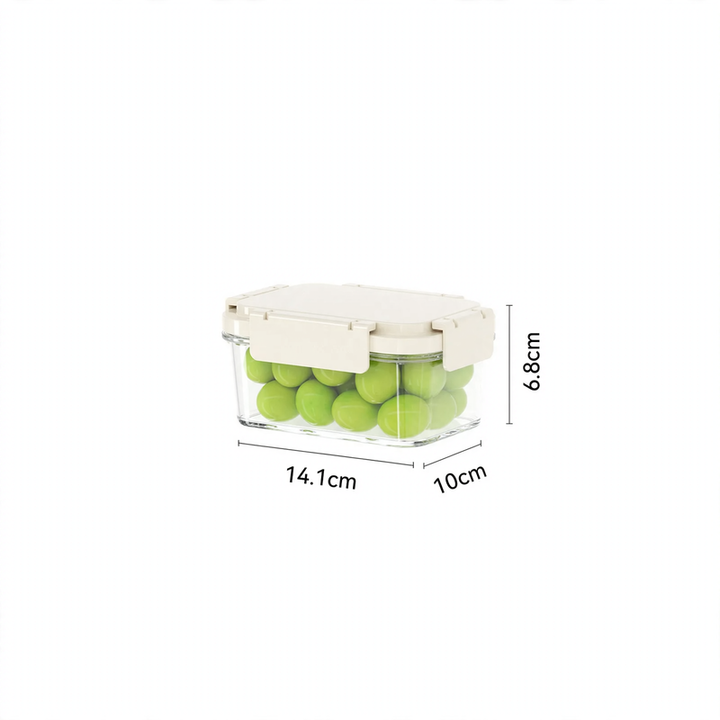 Frischhaltebox mit Kühlelement und Abtropfplatte