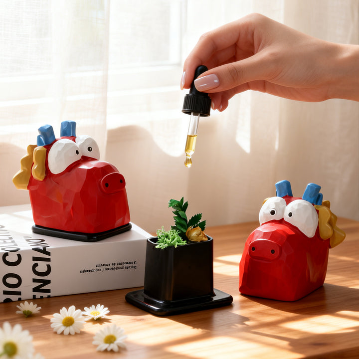 Duftstein-Set mit ätherischen Ölen