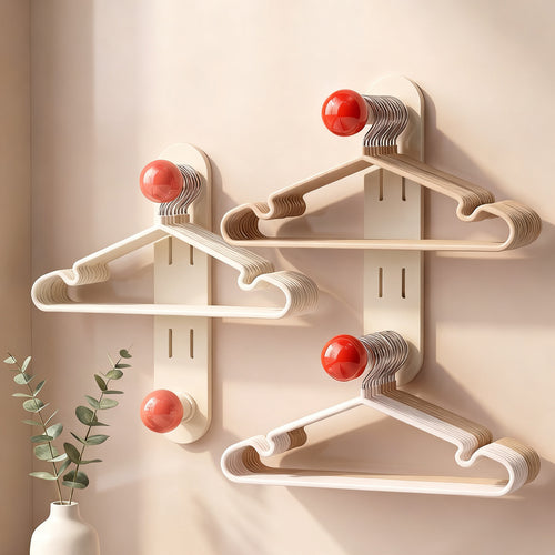 Kunststoff-Kleiderbügel-Organizer, wandmontierbar
