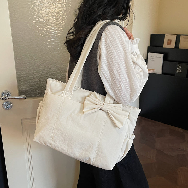 Schultertasche aus Baumwolle, Tote-Stil