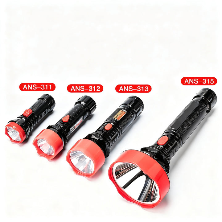 LED-Taschenlampe, aufladbar, 13–29 cm