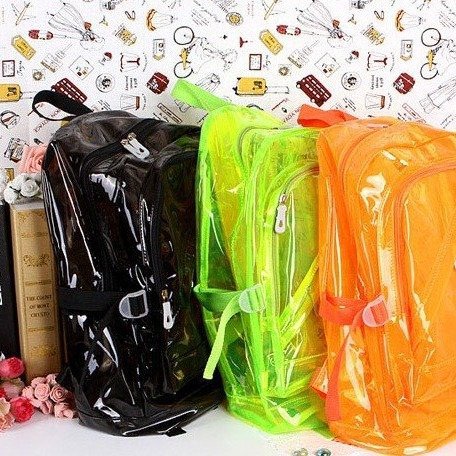 PVC-Rucksack, wasserdicht, Candy-Farben
