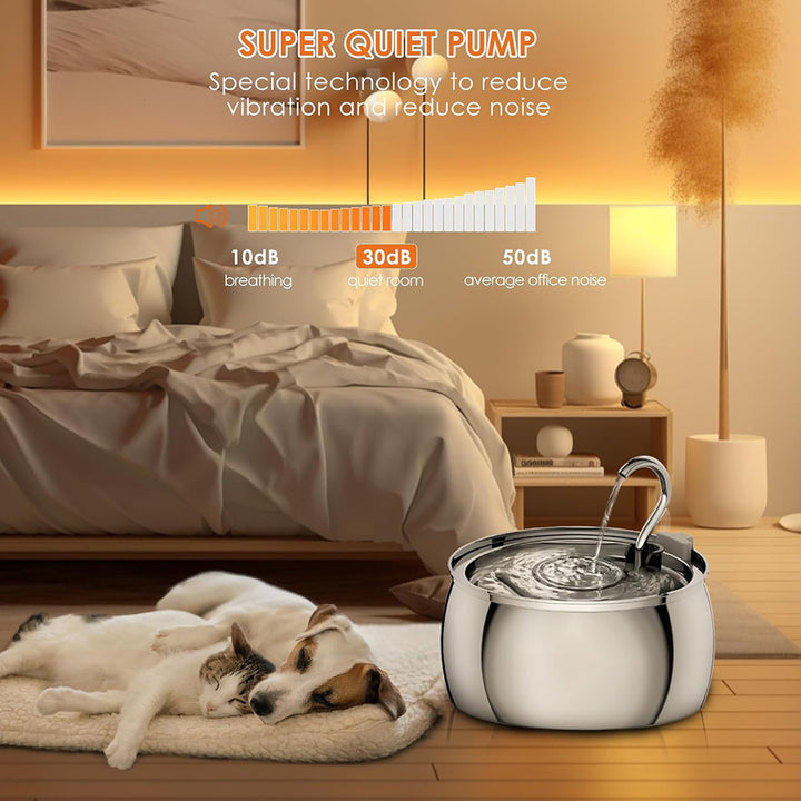 Automatischer Trinkbrunnen für Katzen und Hunde, 4 L