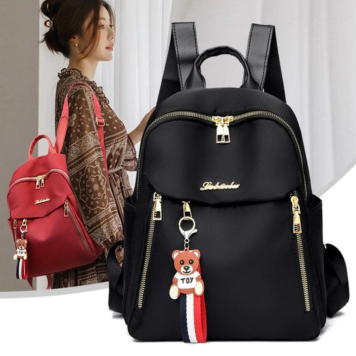 Oxford-Rucksack Damen, 25×12×29 cm, atmungsaktiv