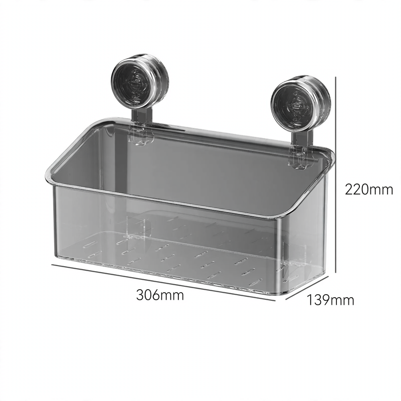 Saugnapf-Wandbox mit Ablauf, Modell YM.6933-59063