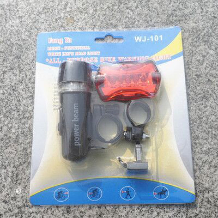 Fahrradlicht-Set mit LED-Frontlicht und Rücklicht