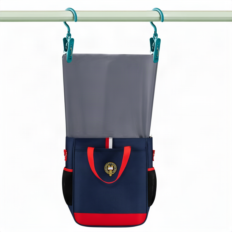 Schultertasche mit Tragegriff, wasserfest