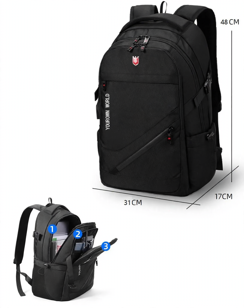 Rucksack mit Laptopfach, 15 Zoll