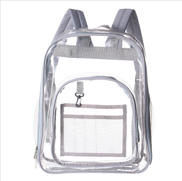 Transparenter PVC-Rucksack, wasserdicht, 20–35 L