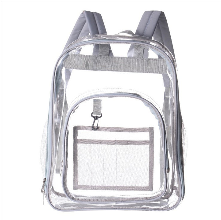 Transparenter PVC-Rucksack, wasserdicht, 20–35 L