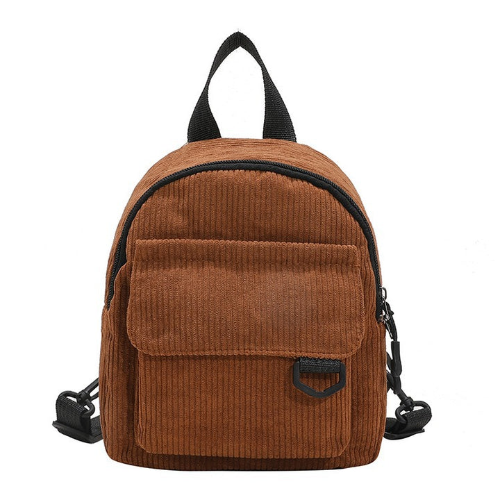 Minirucksack, Cord, robust und diebstahlsicher