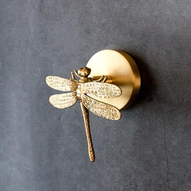 Goldene Messingwandhaken – Handgefertigte Tierdesigns für stylische Wanddekoration | Karnz