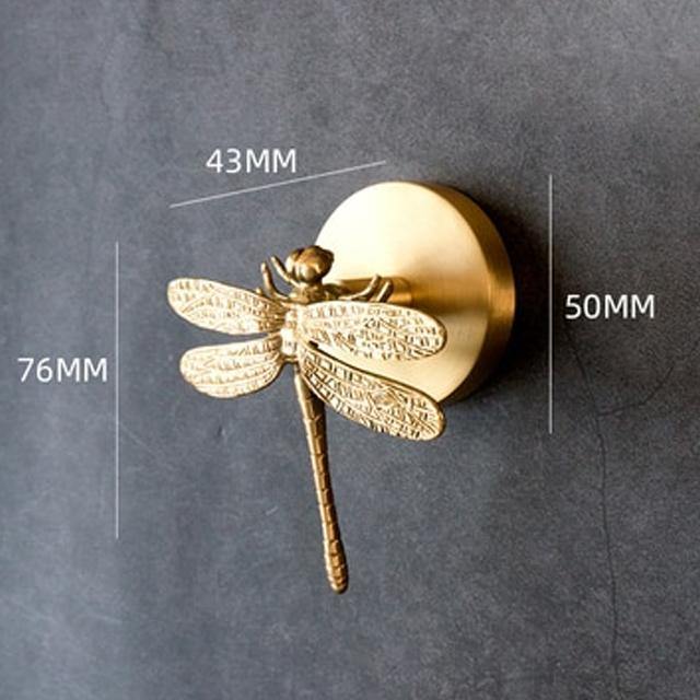 Goldene Messingwandhaken – Handgefertigte Tierdesigns für stylische Wanddekoration | Karnz