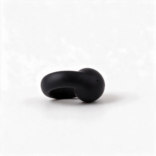 Karnz Open-Ear Bluetooth Kopfhörer – Ohrclip-Ohrhörer mit Ladecase (Schwarz/Weiß)