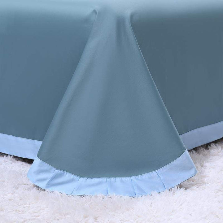 Dreamland Bettbezug Set – 500 TC ägyptische Baumwolle mit floralem Vogel Design | Karnz