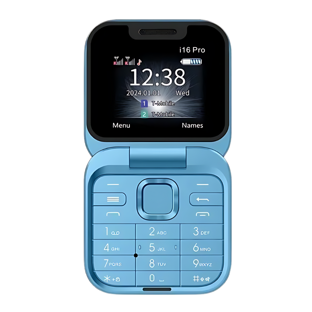 Kleines faltbares Mobiltelefon mit dualer SIM-Karte