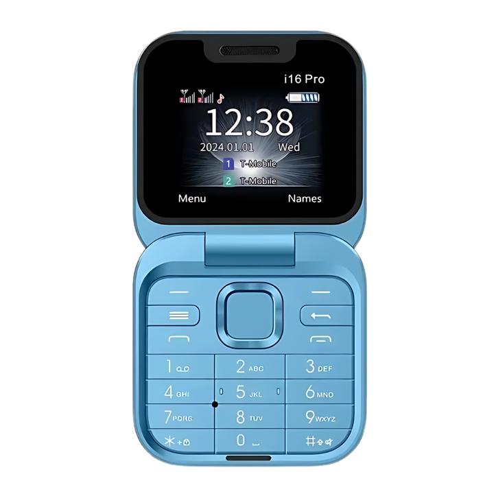 Kleines faltbares Mobiltelefon mit dualer SIM-Karte