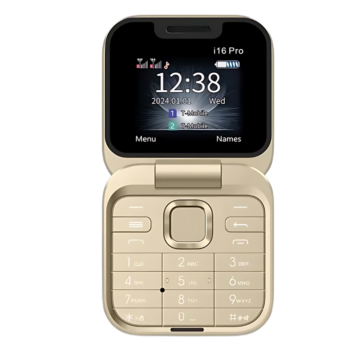 Kleines faltbares Mobiltelefon mit dualer SIM-Karte