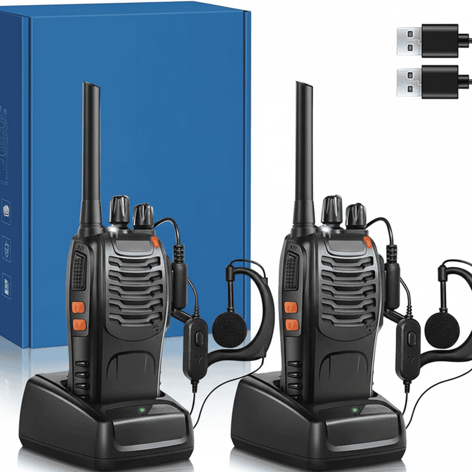 DUALTALK – Leistungsstarke, drahtlose Mehrzweck-Walkie-Talkies