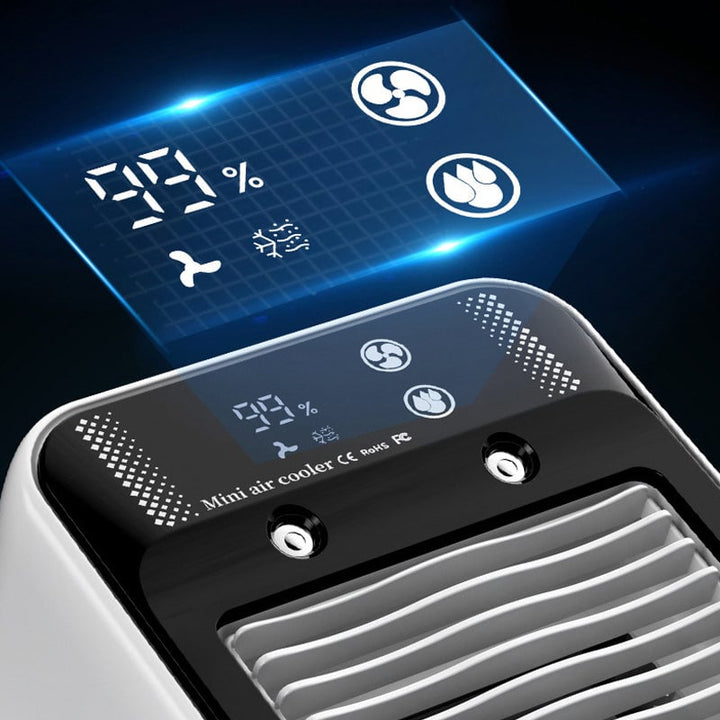Tragbarer 3-in-1 Kühlventilator mit 2-Geschwindigkeitsnebel | Karnz